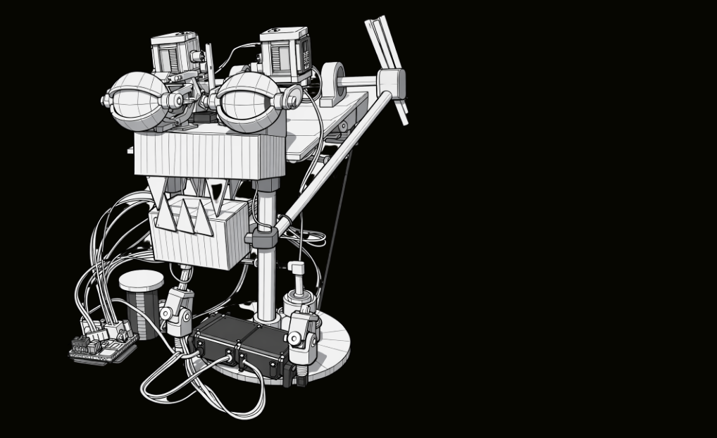 Ceous Titan: AI animatronic head